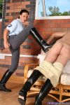 riding lessons for Rosa by her private riding master 5