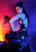 asia dragon action girl colorlights