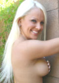 beautiful blond Kendra with big boobs and long hair