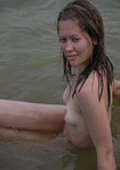 wet pussy in the lake