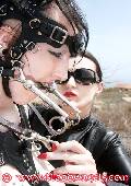 outdoor training kinky latex and rubber ponygirls 3